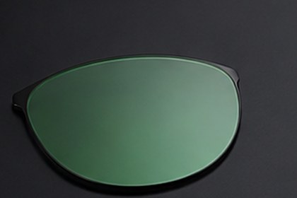 Green lens colour